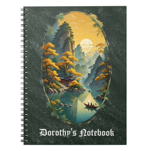 Serene & Inspiring Notebook (Front)