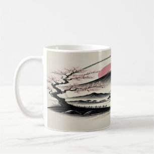 Serene Japanese Landscape Coffee Mug