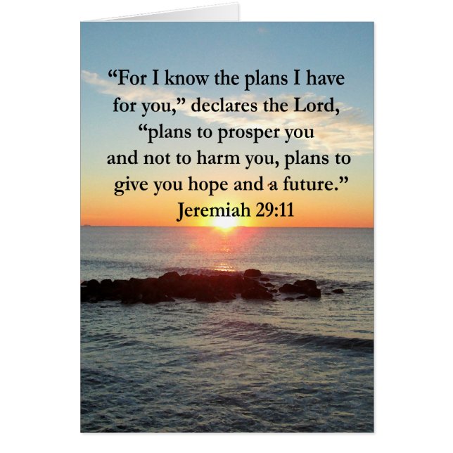 SERENE JEREMIAH 29:11 SUNRISE (Front)