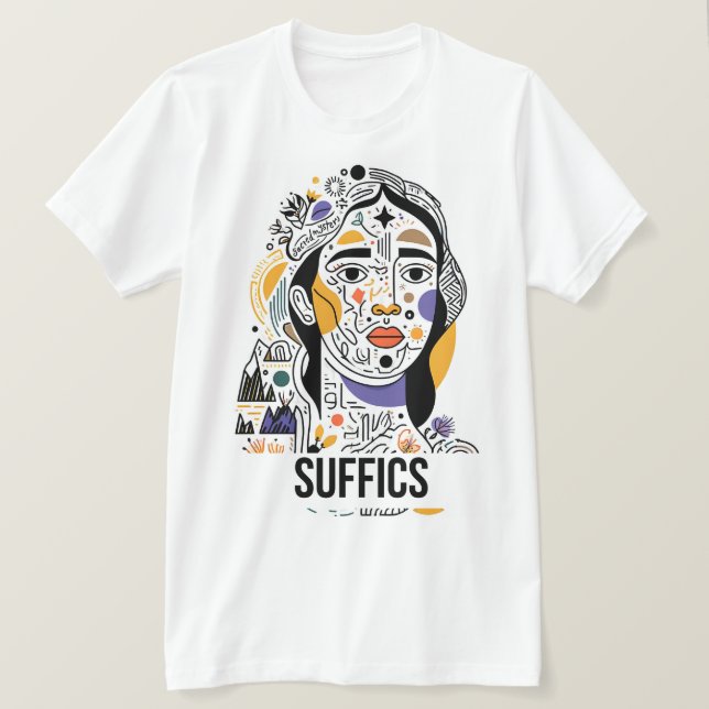 Serene Lady | SUFFICS T-Shirt (Design Front)