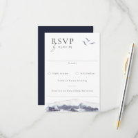 Serene Landscape Watercolor Wedding