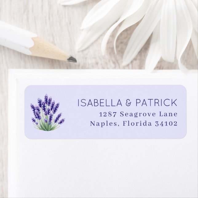 Serene Lavender Floral Illustration (Insitu)