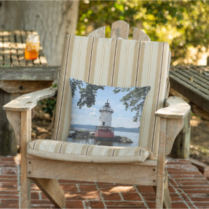 SERENE LIGHTHOUSE WELCOME AND OPTIONAL NAME CUSHION