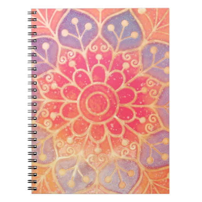 Serene Mandala Notebook (Front)