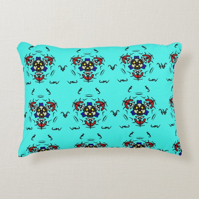 "Serene Mint Mandala" Decorative Cushion (Front)