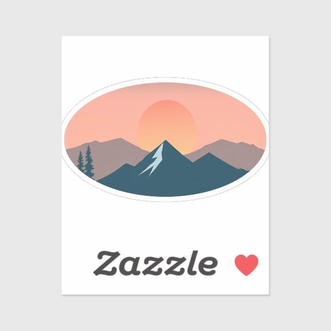 Serene Mountain Sunset  (Sheet)