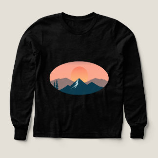 Serene Mountain Sunset 