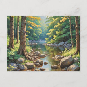 Serene Nature Scene Postcard