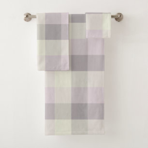 Serene Neutrals Colour Block  Bath Towel Set