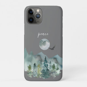 Serene Nighttime Mountain Landscape Peace Case-Mate iPhone Case