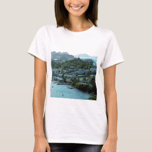 Serene ocean-enclave, on a t-shirt