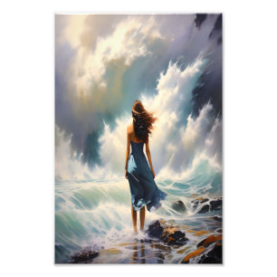 Serene Ocean Escape – Coastal Art Photo Print