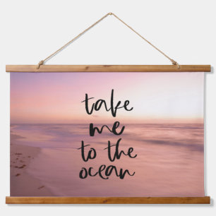 Serene Ocean Escape Hanging Tapestry
