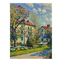 Serene Park Scene in Early Spring