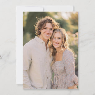 Serene Pastel Floral Photo Invitation