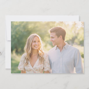 Serene Pastel Floral Photo Invitation