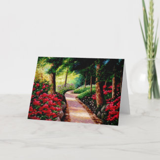 Serene Path Greeting Cards