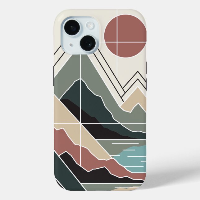 Serene Peaks Case-Mate iPhone Case (Back)