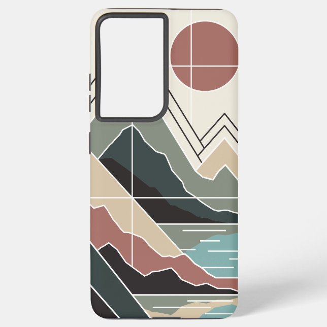 Serene Peaks Samsung Galaxy S21 Ultra Case (Back)