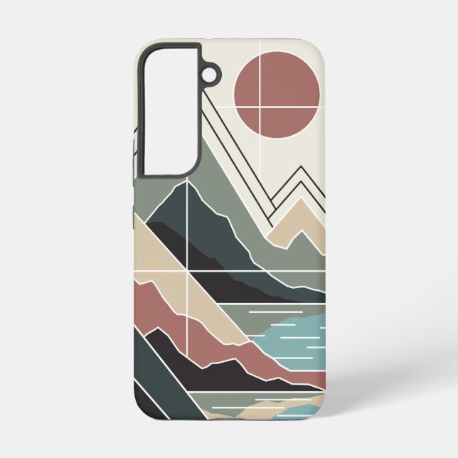 Serene Peaks Samsung Galaxy S22 Case (Back)
