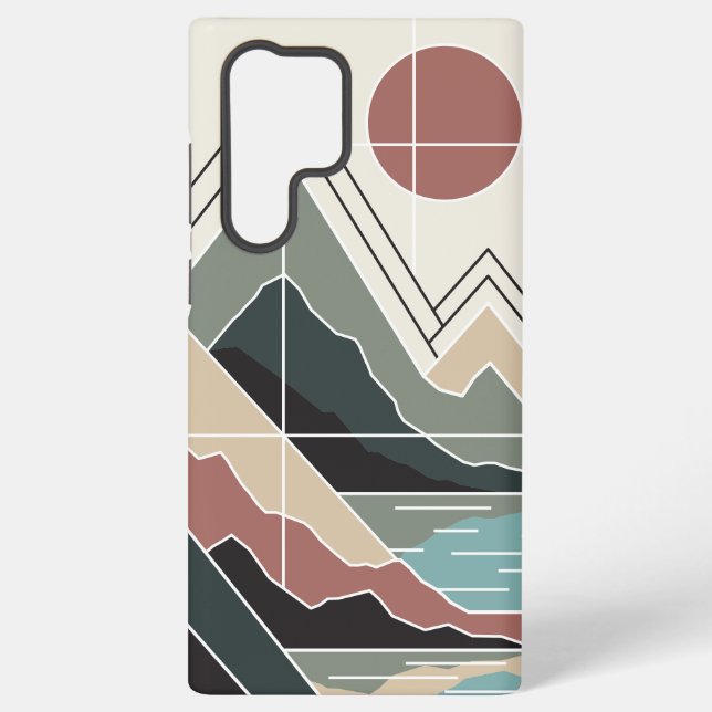 Serene Peaks Samsung Galaxy S22 Ultra Case (Back)
