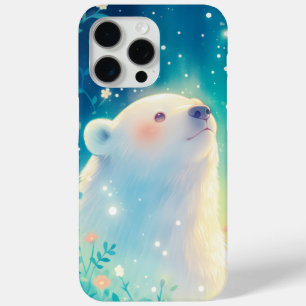 Serene Polar Bear Gaze iPhone 15 Pro Max Case