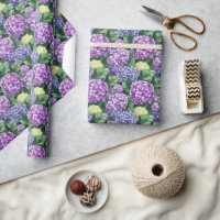 Serene Purple Floral Hydrangea
