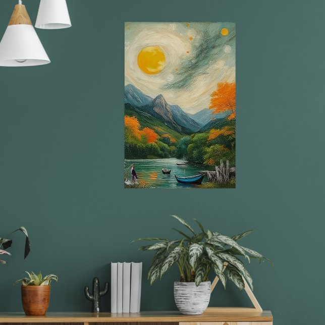 Serene Refuge Poster (Living Room 1)