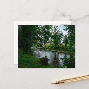 Serene River Elwy and St. Asaph Bridge Postcard
