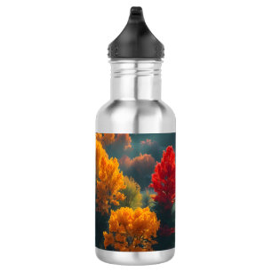 Serene River Shore Reflection Nature Art  532 Ml Water Bottle