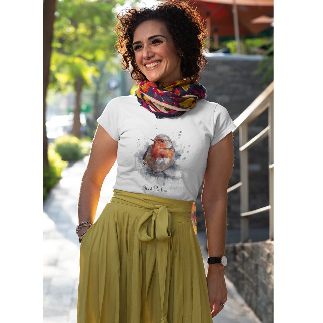 Serene Robin, custom T-Shirt (Creator Uploaded)