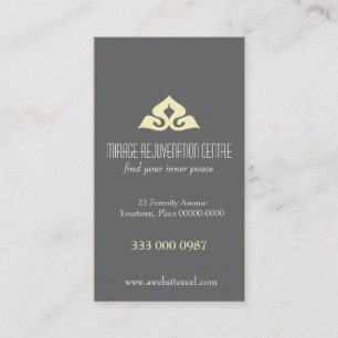 Serene Salon Appointment Business Card