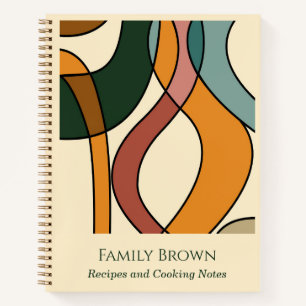 Serene Savanna Gentle Abstract Recipes and Cooking Notebook