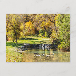Serene Scene At Dogwood Creek Thank You Postcard