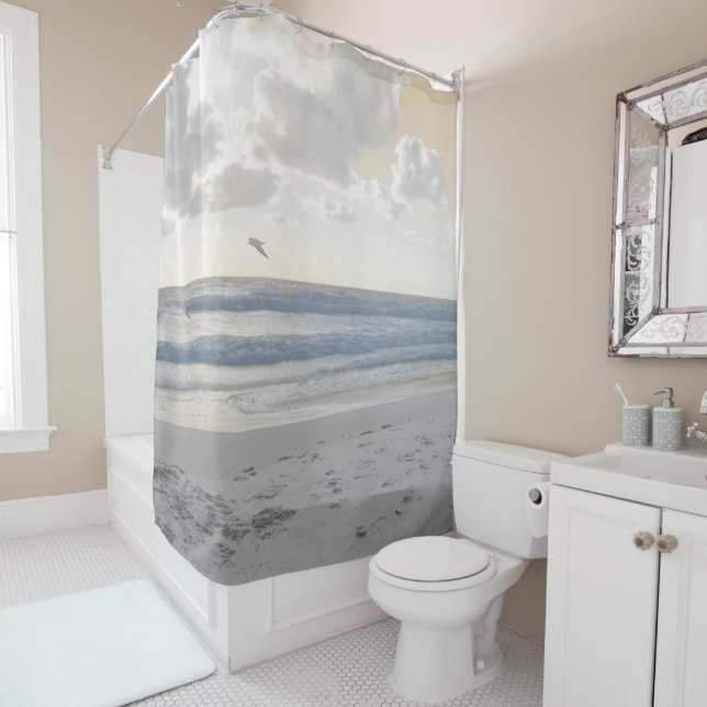 Serene Sea Shower Curtain (In Situ)