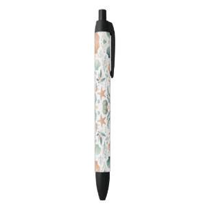Serene Sealife Black Ink Pen