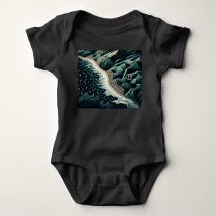 Serene Shores Baby Bodysuit