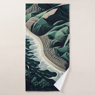 Serene Shores Bath Towel