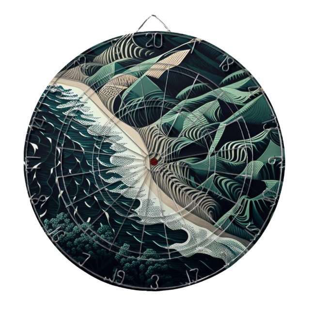 Serene Shores Dartboard (Front)