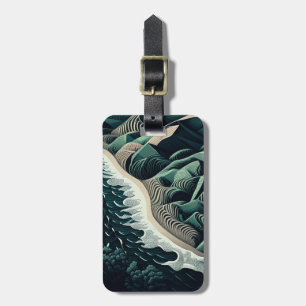 Serene Shores Luggage Tag