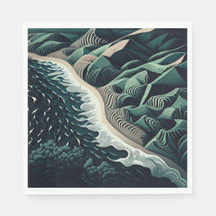 Serene Shores Napkin