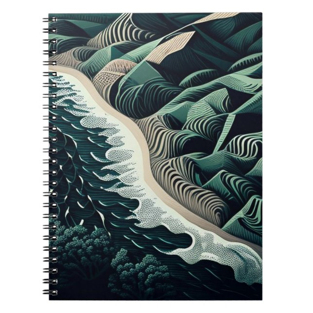 Serene Shores Notebook (Front)