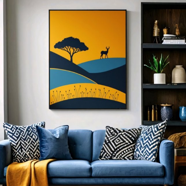 Serene Silhouettes Canvas Print (Creator Uploaded)