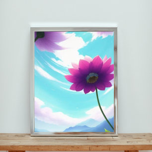 Serene Sky Bloom Photo Print