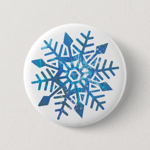 Serene Snowflake Buttons