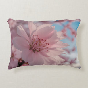 Serene Spring Flower Art  Decorative Cushion