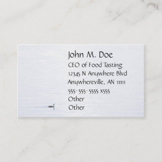 Serene Swim Nature Business Card