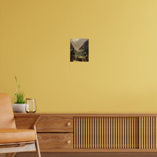Serene Valley Landscape Poster