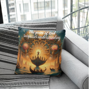 Serene Voyage: Boat Drifting on Water Cushion