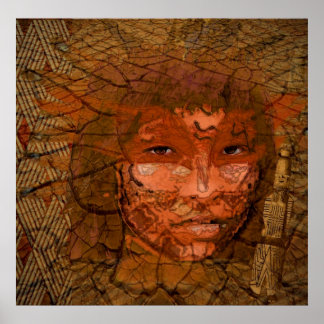 Serene Warrior Poster